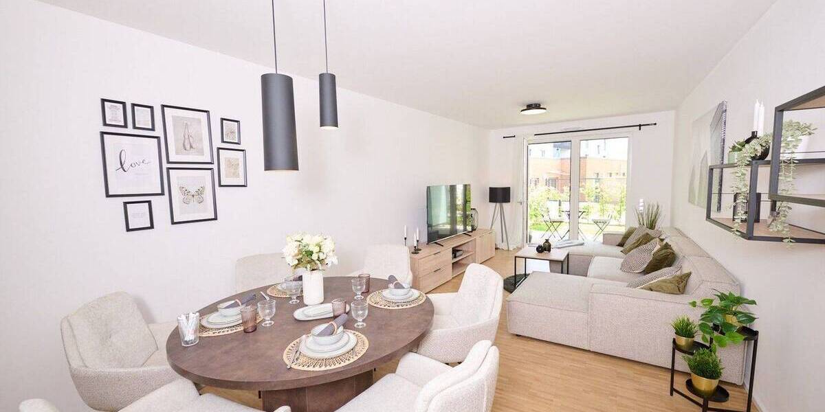 Etagenwohnung Hannover Bemerode - 2 Zimmer, 59 m&sup2;, 296.000&euro; | Angebot:25671289