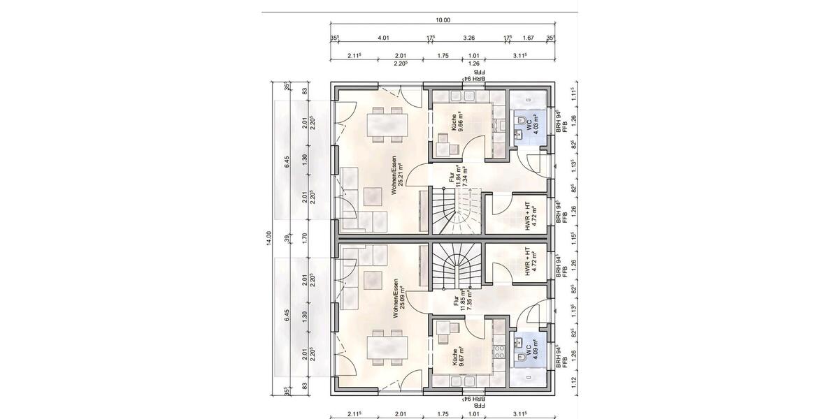 Doppelhaushälfte Hannover - 7 Zimmer, 144 m&sup2;, 398.000&euro; | Angebot:25651636