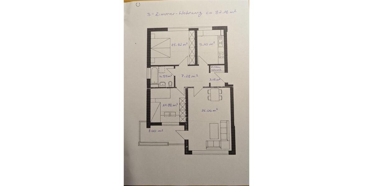 Erdgeschoßwohnung Ronnenberg - 3 Zimmer, 82 m&sup2;, 900&euro; | Angebot:25870451