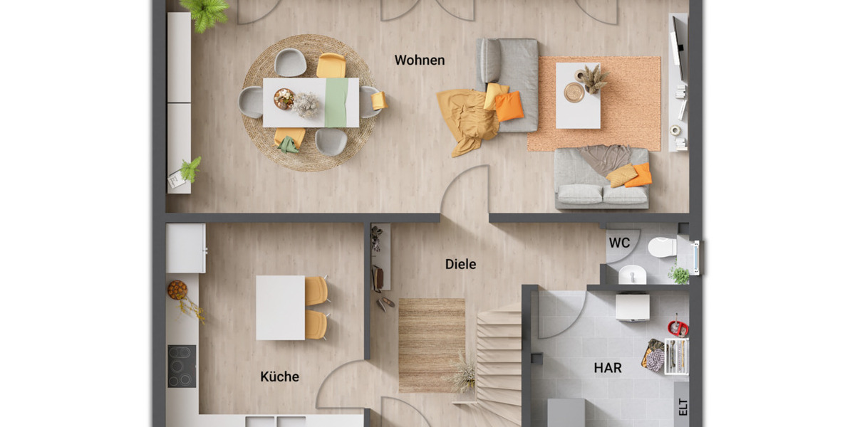 Einfamilienhaus Lamspringe - 5 Zimmer, 144 m&sup2;, 377.190&euro; | Angebot:25727197