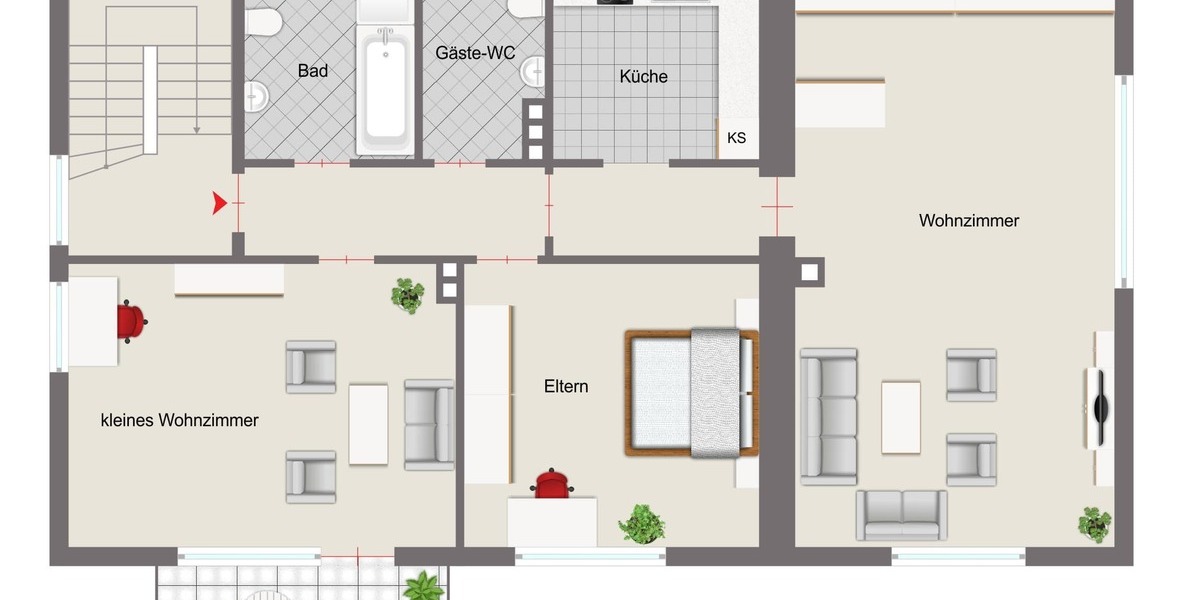 Alfeld OT: Großzügige Wohnung - Etagenwohnung Alfeld Langenholzen | Angebot:23037067